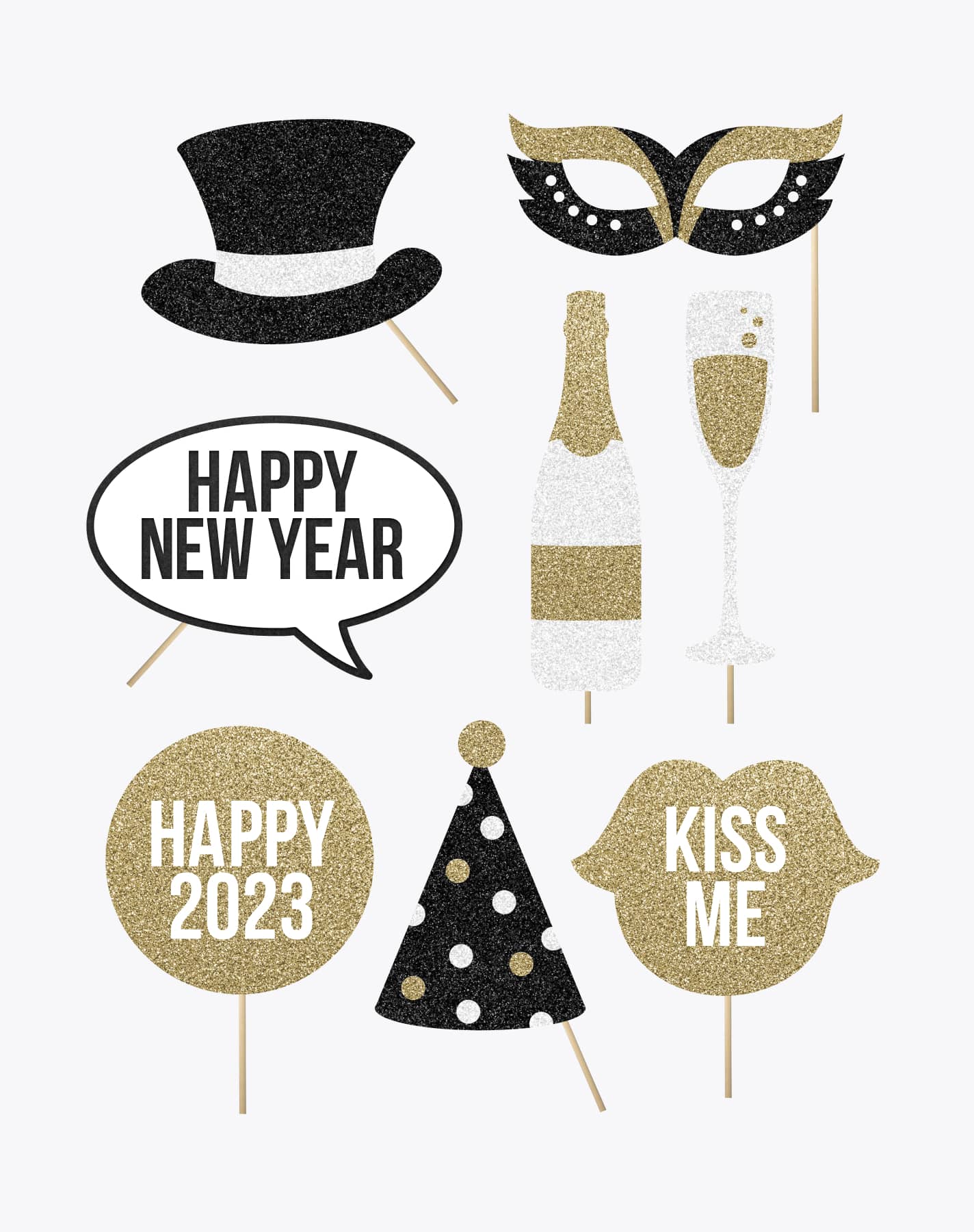 New Years Eve Prop Pack