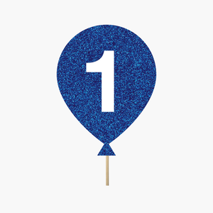 Blue Balloon "1"