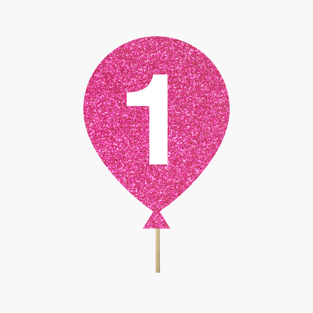 Pink Balloon "1"
