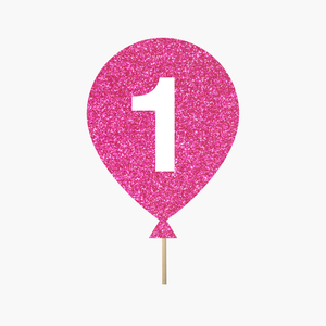 Pink Balloon "1"