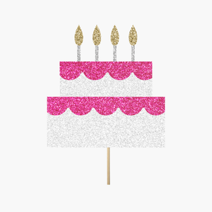 Birthday Cake, Pink Icing