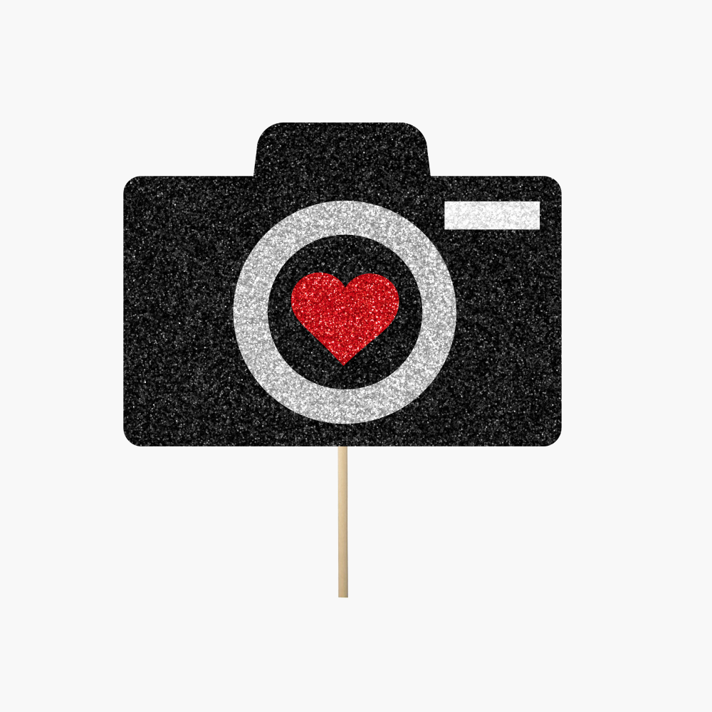 Camera with heart