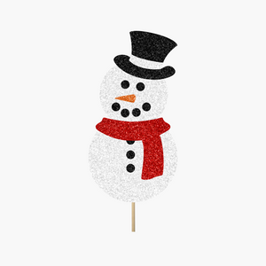 Snowman - Red Scarf
