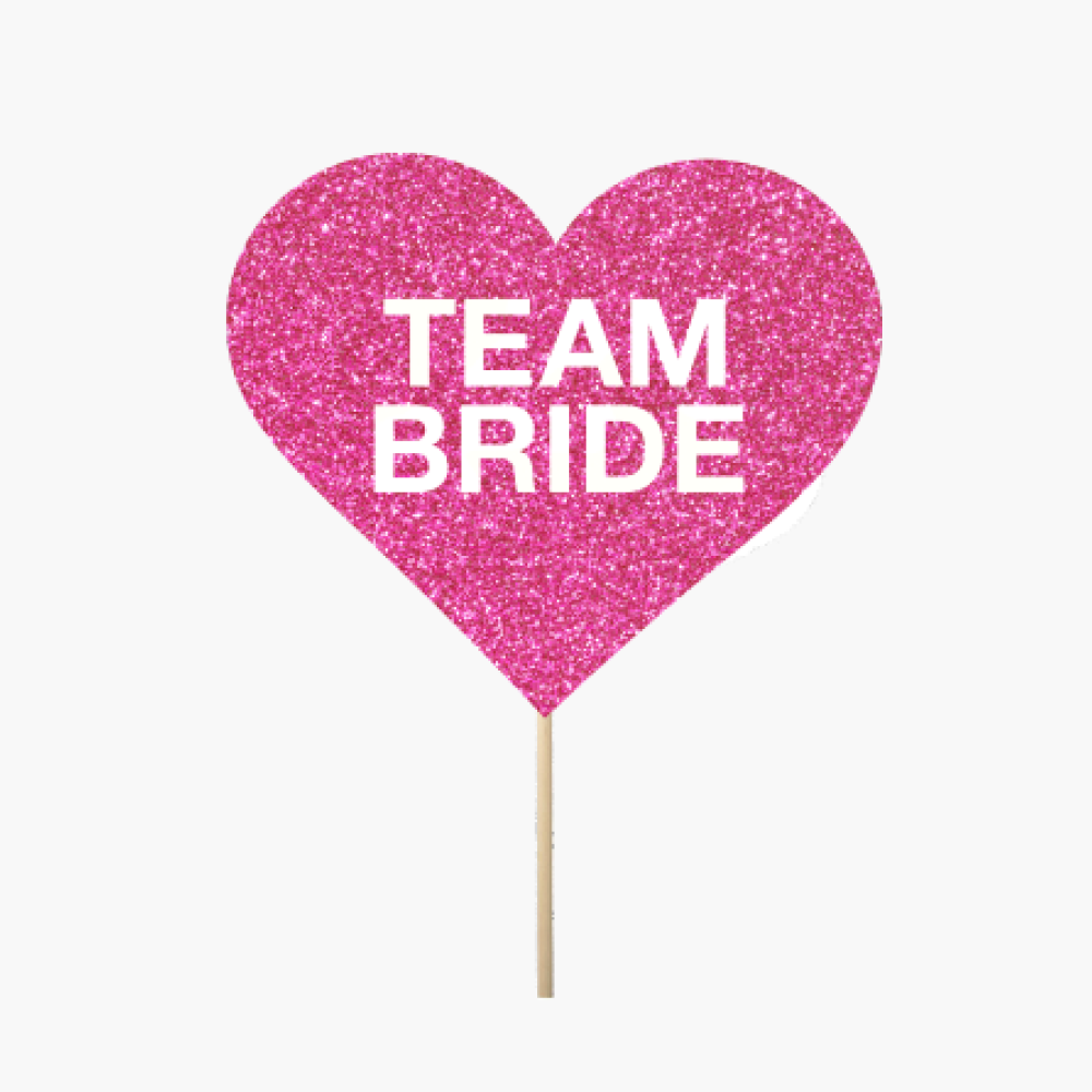 Heart "Team Bride"