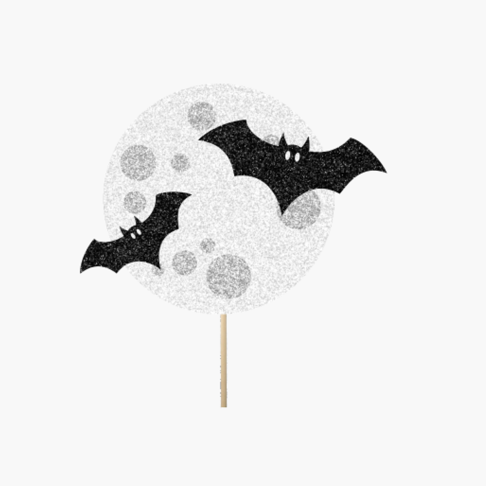 Moon with bats