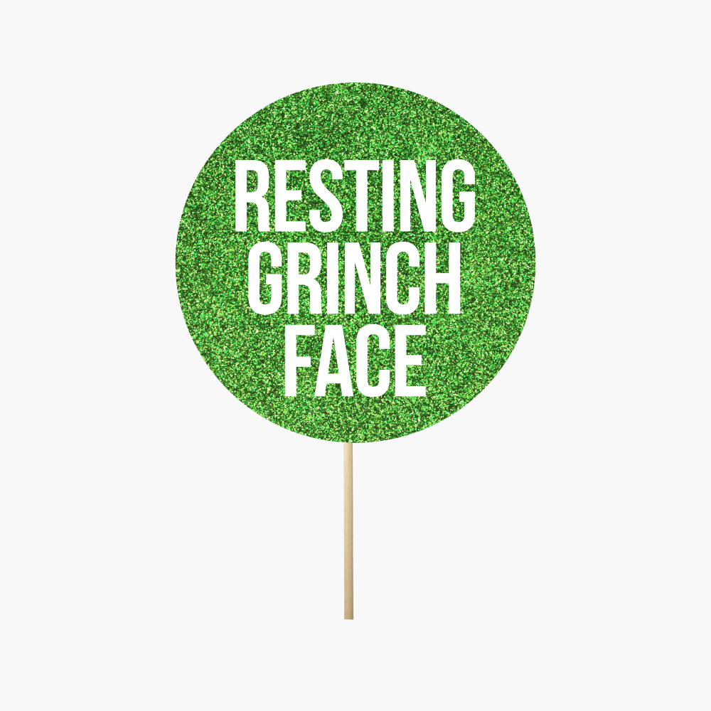 Circle "Resting Grinch Face"