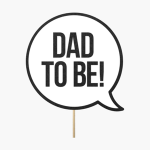 Speech bubble "Dad to be!"