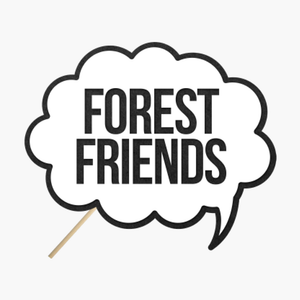 Speech bubble "Forest friends"