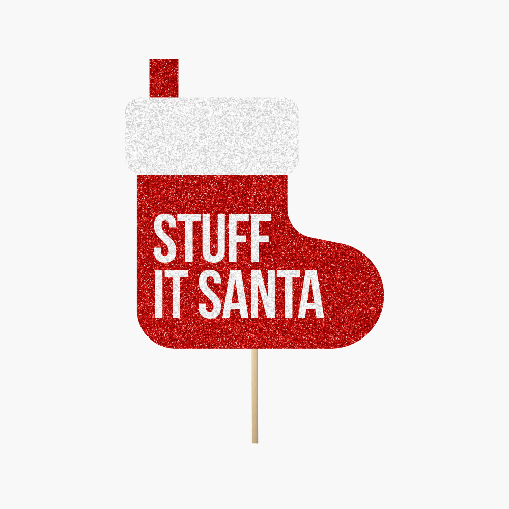 Stocking "Stuff it Santa"