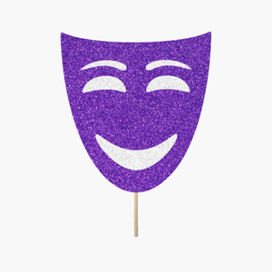 Purple Theather Mask Happy