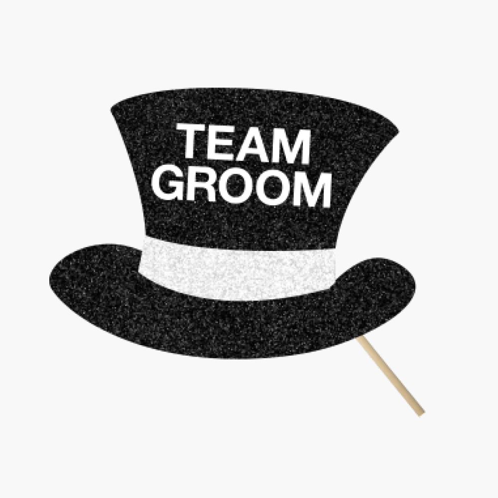 Top hat "Team Groom"